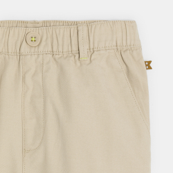 شورت برمودا من قماش سادة...